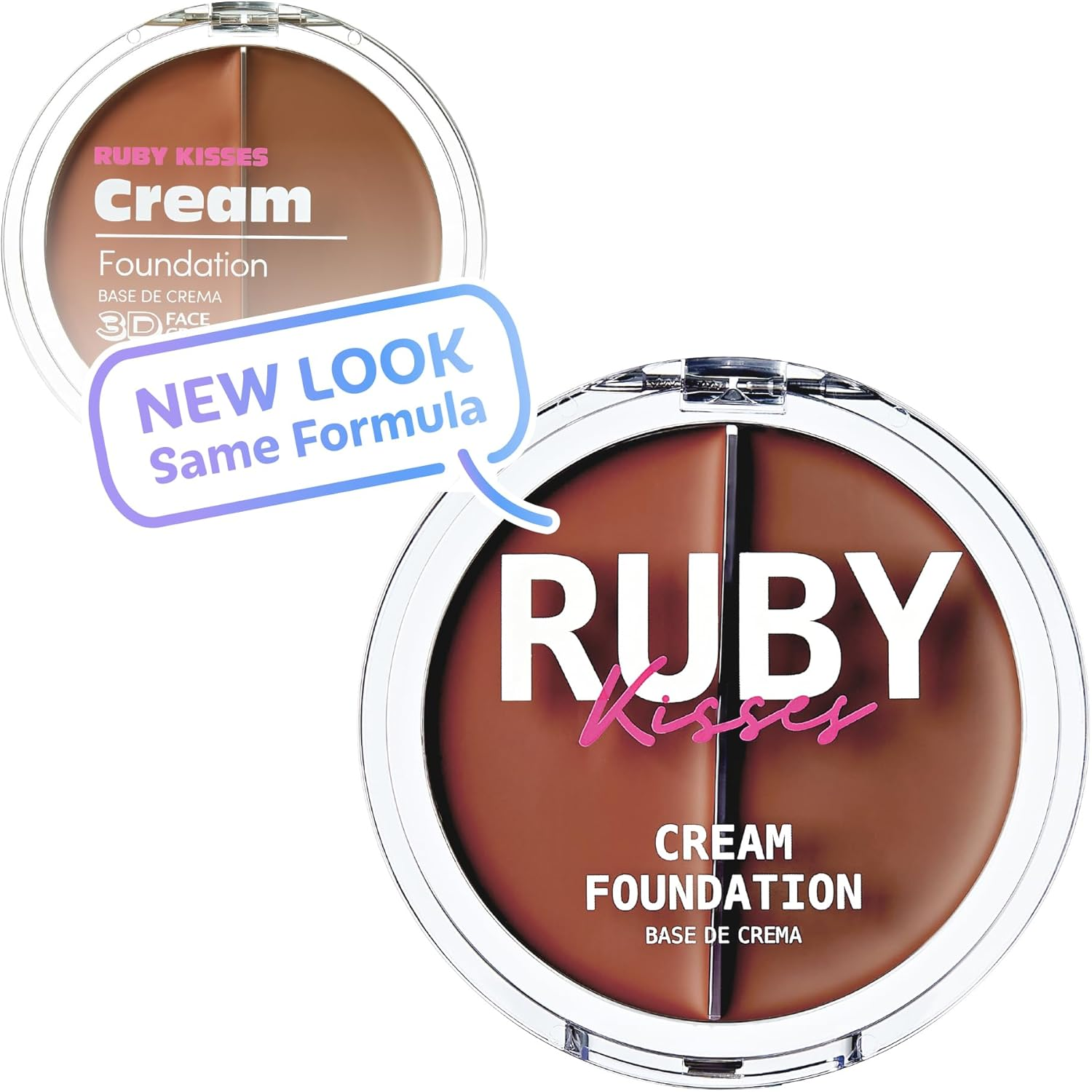 Ruby Kisses 3D Face Creator Cream Foundation & Concealer, 12 Hours Long Lasting, Medium to Full Coverage, Non-Greasy, Ideal for Makeup & Contour Palette (Level 13) image number 2