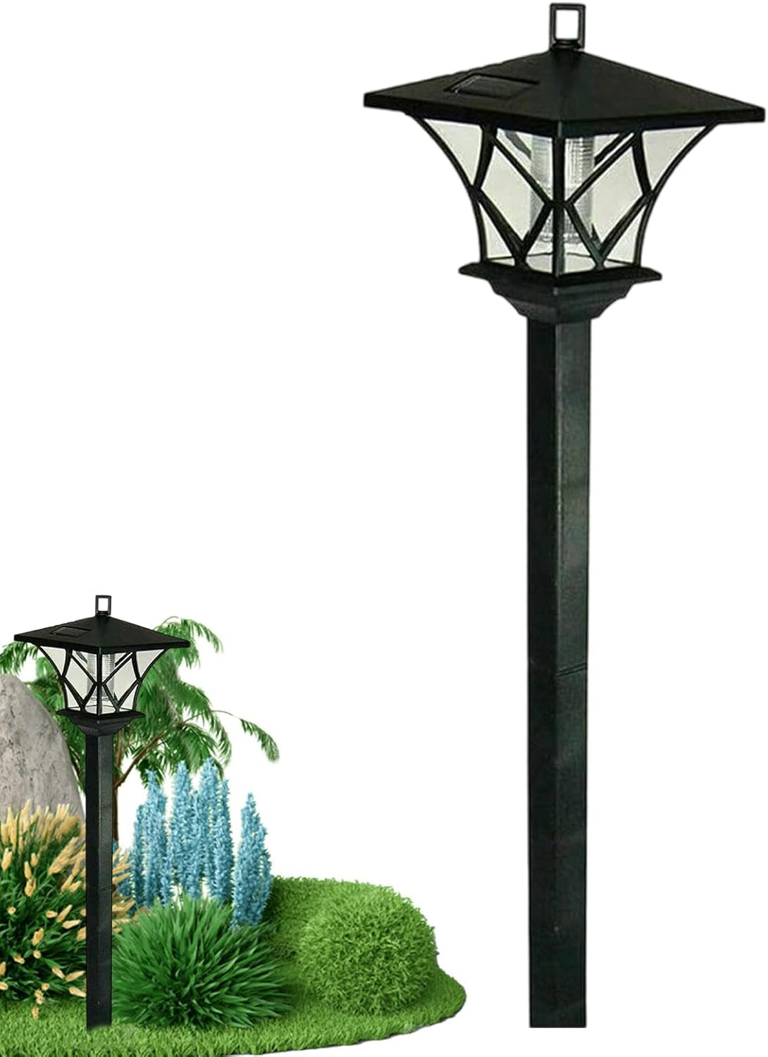 Solar Street Lamp, Outdoor Solar Street Lights, Outdoor Post Light, Outdoor Post Light, Garden Light, Solar Pole Light, Outdoor Decorative Lamp for Patio, image number 5