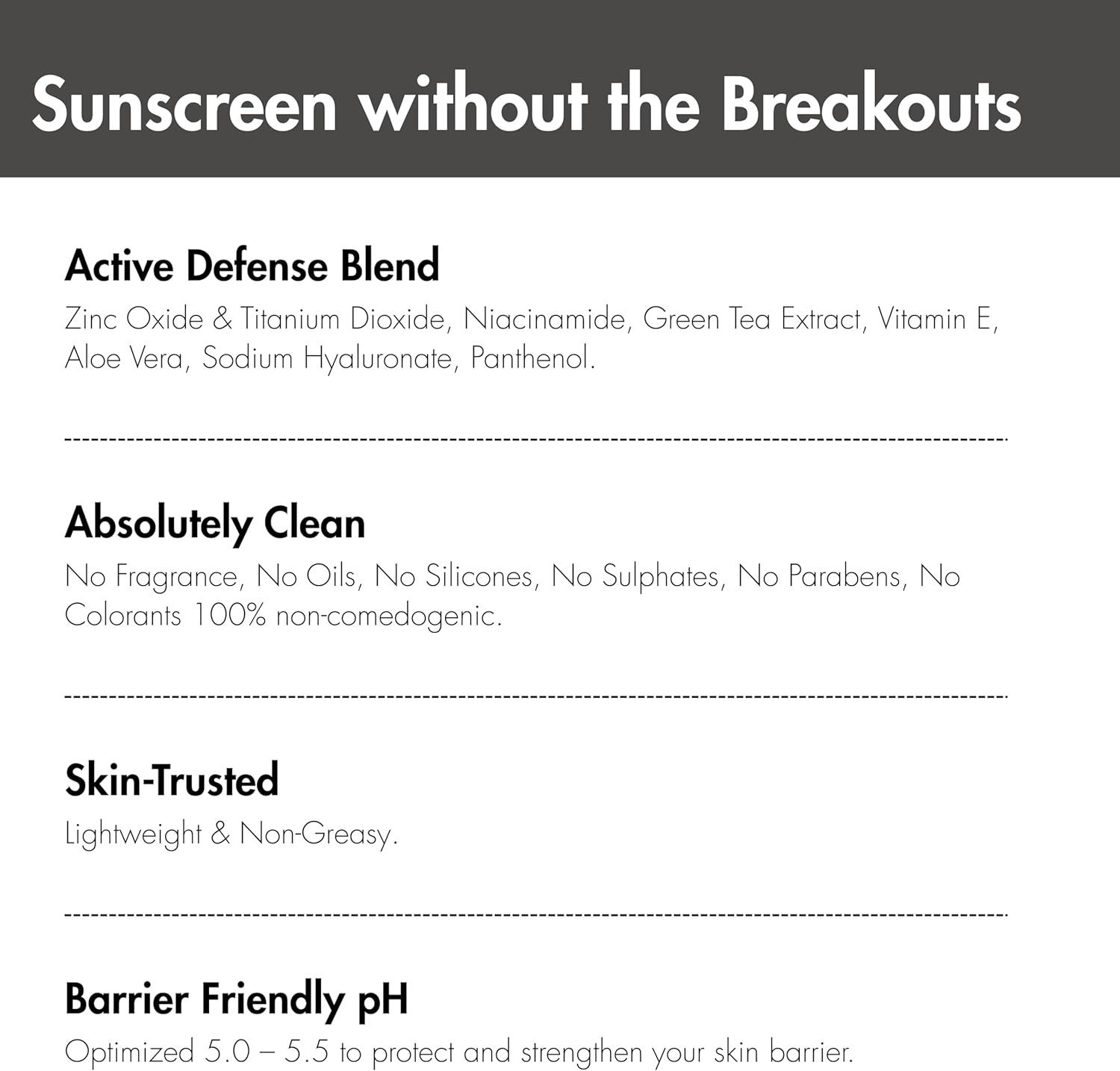 Acne Commander Non-Comedogenic Active Sunscreen for Sensitive and Acne Prone Skin - Tinted 52G image number 5