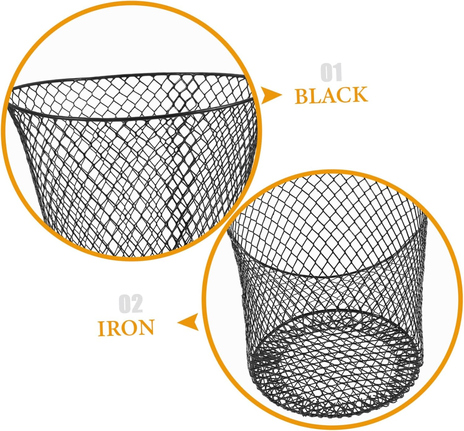 5Pcs Sturdy Iron Plant Protector Mesh Cover for Garden Wire Flowerpot Cage Plant Supply image number 6