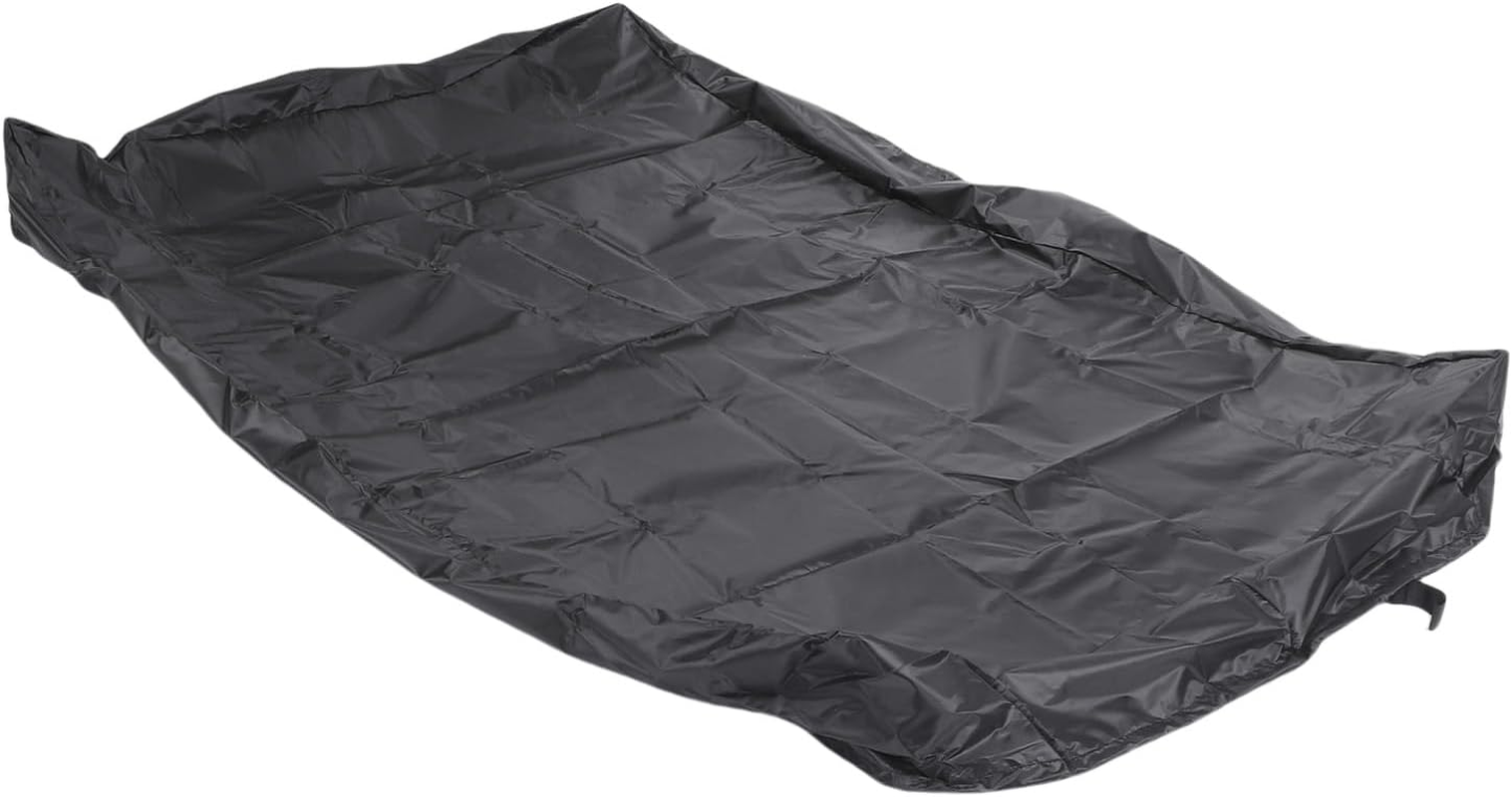 Generic Wagon Cover Water Proof, 59X37 Inches Foldable Dust Proof Oxford Cloth Wagon Cart Rain Cover with Adjustable Drawstring for Outdoor Camping Gardening, Garden Cart Canopy image number 2