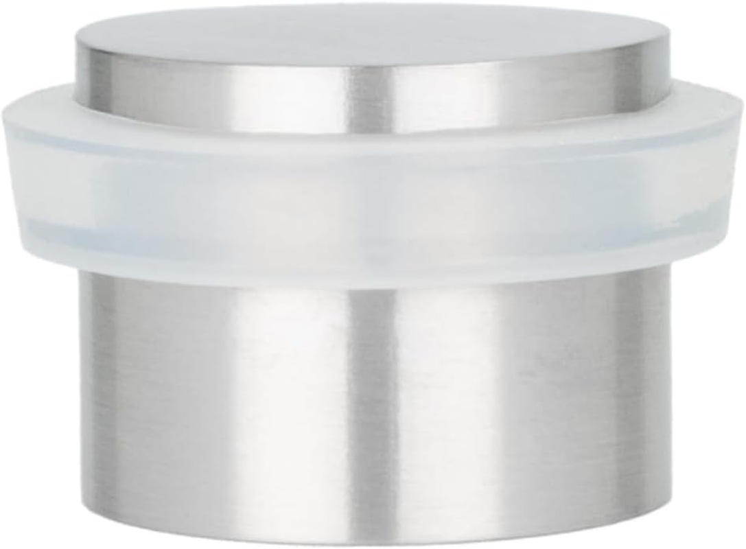 EVI Herrajes | Black Door Stopper | &Oslash;24X20Mm | Adhesive Fixing | Floor Mounted | Stainless Steel Black Finish | Great Adherence | Mod I-163-NG