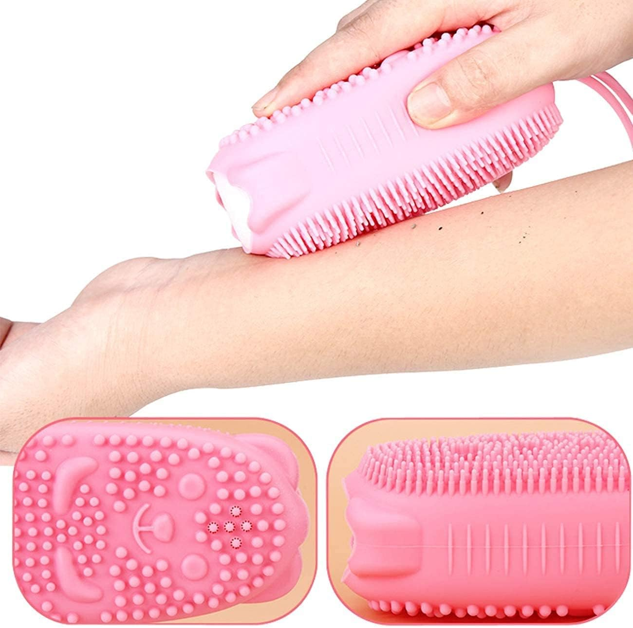 TRS Bubble Bath Brush, Silicone Bath Body Brush, Ultra-Soft Scrubber for Shower Exfoliating, Body Brush for Unisex, Perfect for Detox and Cellulite, Blood Circulation, Good for Health Beauty image number 2