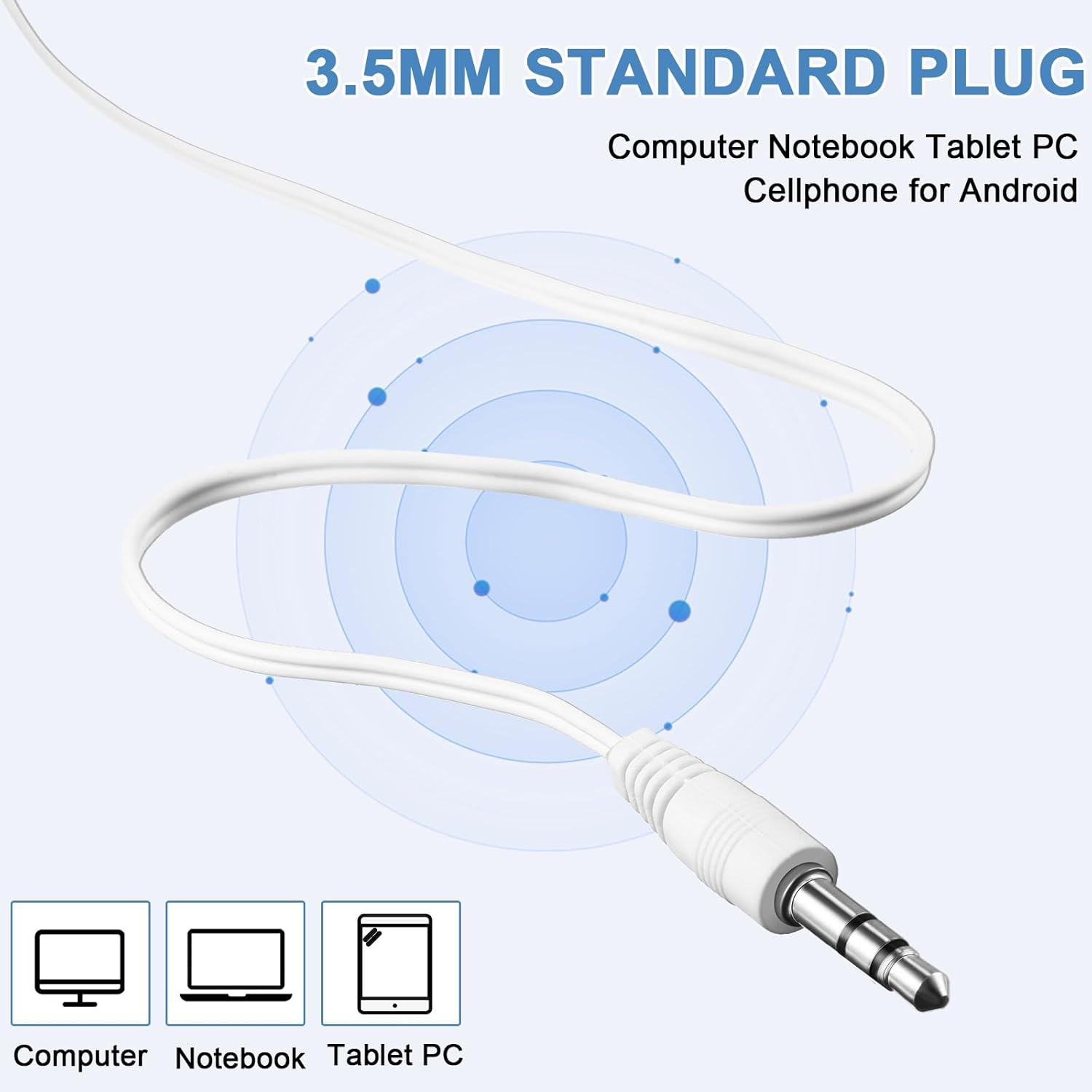 160 Packs Colorful Wired Earbuds, Colored Student Earphones with Individual Bag Disposable Headphones for Kids Children Students Classroom School Library Laptop, 8 Colors - Colorful image number 4