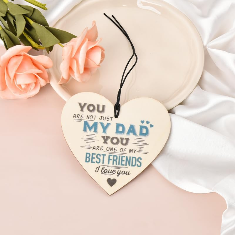 Dad Gifts for Fathers Day Decorative Signage Dad Birthday Gifts from Daughter Son I Love You Dad Signs for Home Decor Daddy Ornaments for Dad Father Wall Hanging Decorative Plaques Dad Decorations - Burlywood Grandad Plaque image number 5