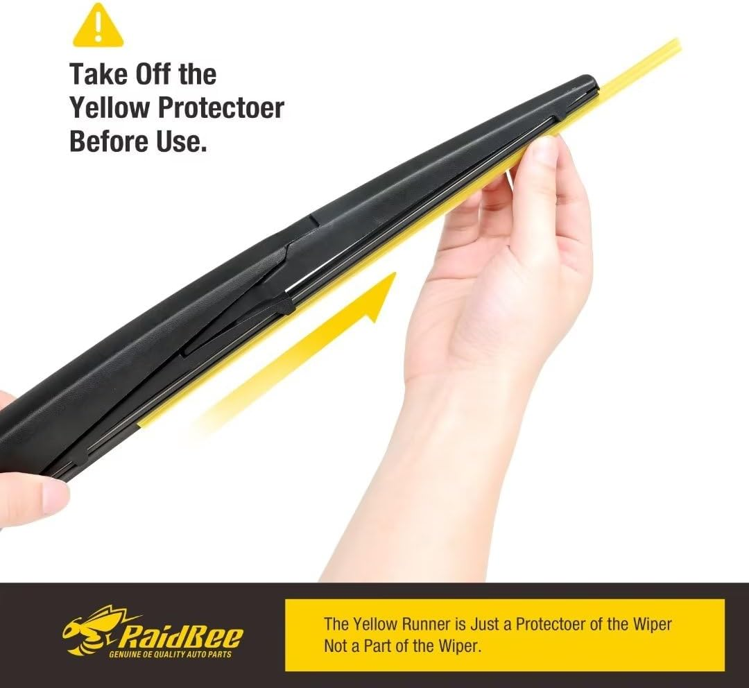 Wiper Blade Refill,4 Pcs Adjustable Size of Universal Replacement Windshield Wiper Refill Replacement for Tesla,Toyota,Hyundai,Honda Front & Rear Windshield Wiper Baldes Rubber Strip(26") image number 3