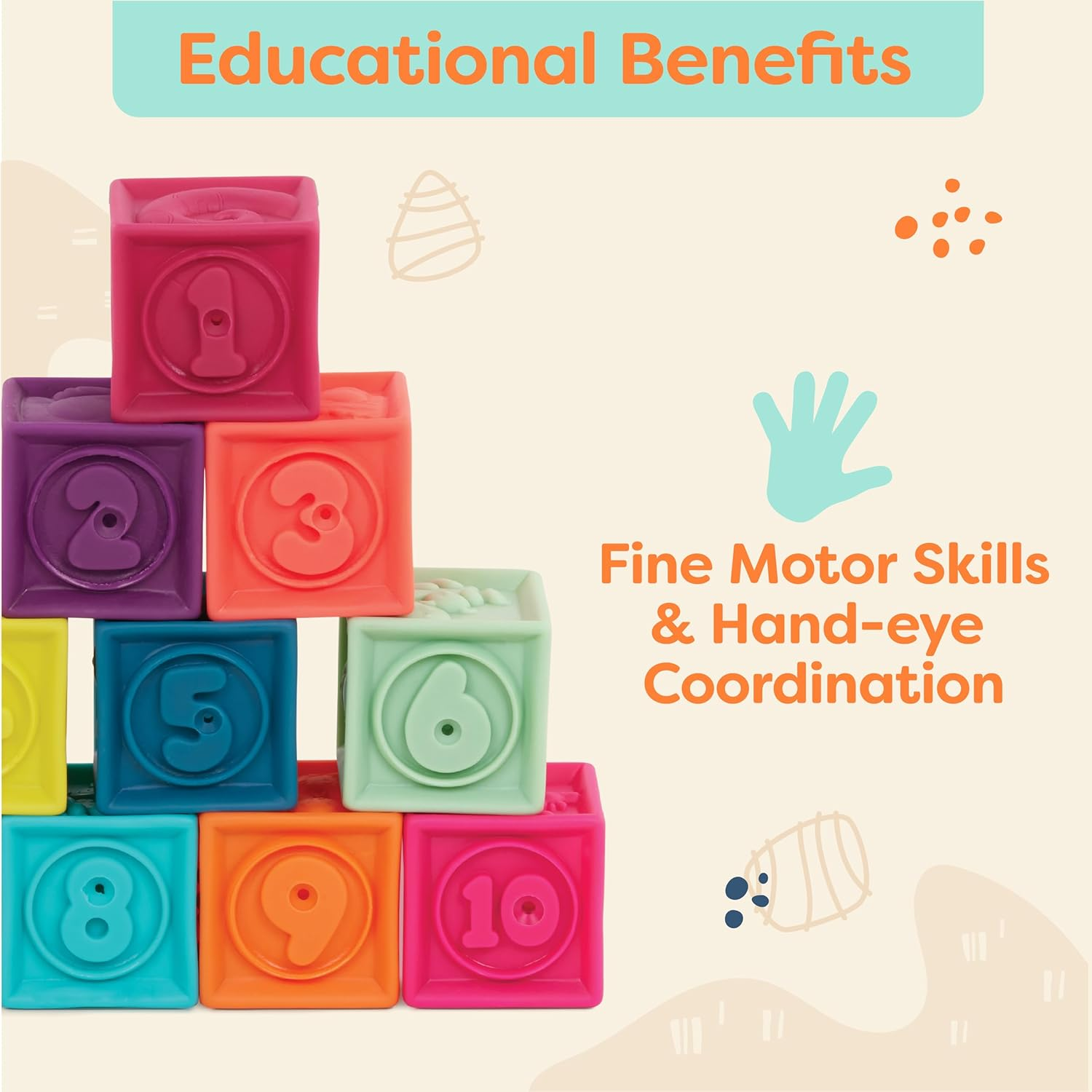 B. Toys One Two Squeeze Toy One Two Squeeze Toy image number 4