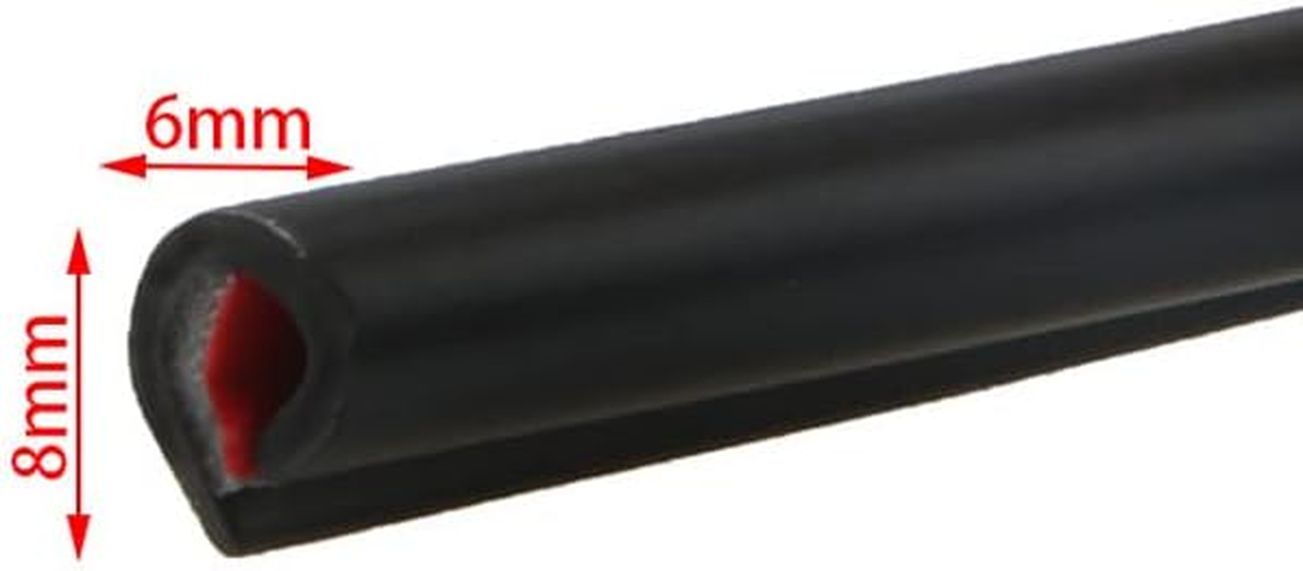 5M Car Door Edge Protector Strip Anti-Scratch Protection Rubber Trim Seal - Ultimate Vehicle Protection - Clear image number 4