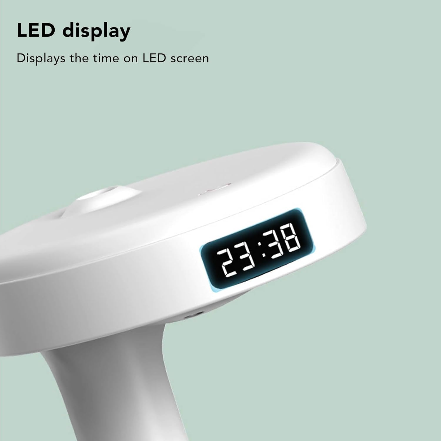 Anti Humidifier - Quiet & Fine Misting & Leakage Proof 800Ml Capacity Water Drop Humidifier, USB Powered Mist Humidifiers Ideal for Home, Bedroom, Office (White) - Green image number 4