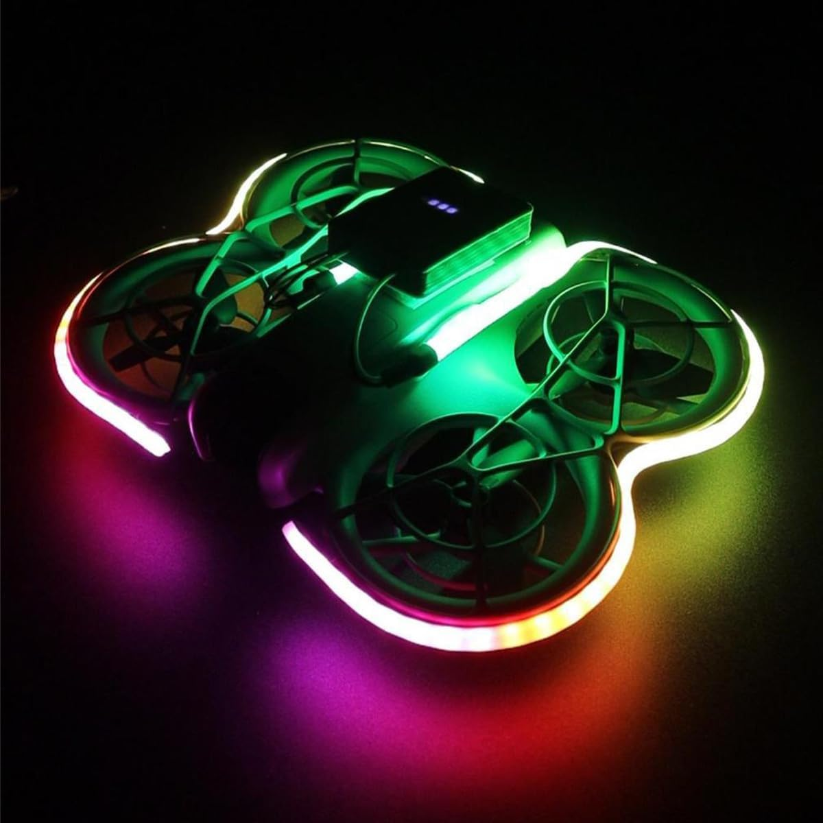 Laroal Drone Light Strip for NEO AVATA2 Aircraft Light-Emitting Night Flight Lamp Belt Waterproof Adjustable Brightness Warning Light Strip Drone Accessories image number 2