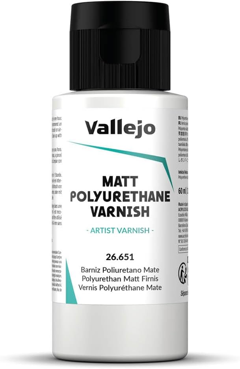 Acrylicos Vallejo Matte Varnish Paint, 60Ml