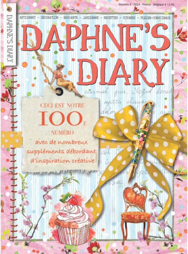 Daphne'S Diary Magazine #4 2024 (French) | Creative Crafts Workbook | Interactive Diary Magazine for Mindfulness, Colouring, Art, Cooking, Travel | Full of Creative Inspirations image number 6