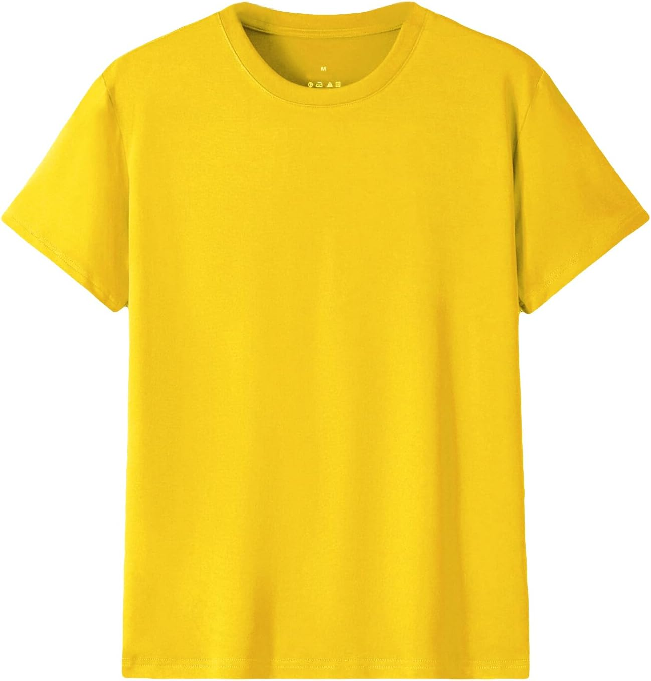 Adult 100% Cotton T-Shirt Unisex Men'S Basic Plain Blank Crew Tee Tops Shirts image number 6