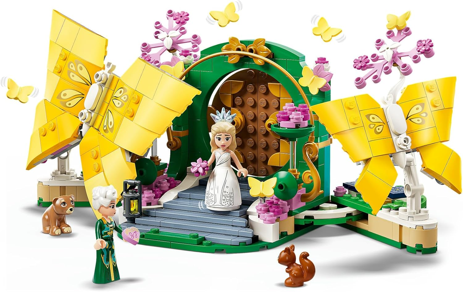 LEGO&reg; Wicked Glinda&rsquo;S Wedding Day Set 75688 Butterfly Toy Inspires Imaginative Role-Play Activities for Kids Aged 8 and Over, Fun Fantasy Toy for Girls and Boys Includes 2 Minidolls 75688 image number 1
