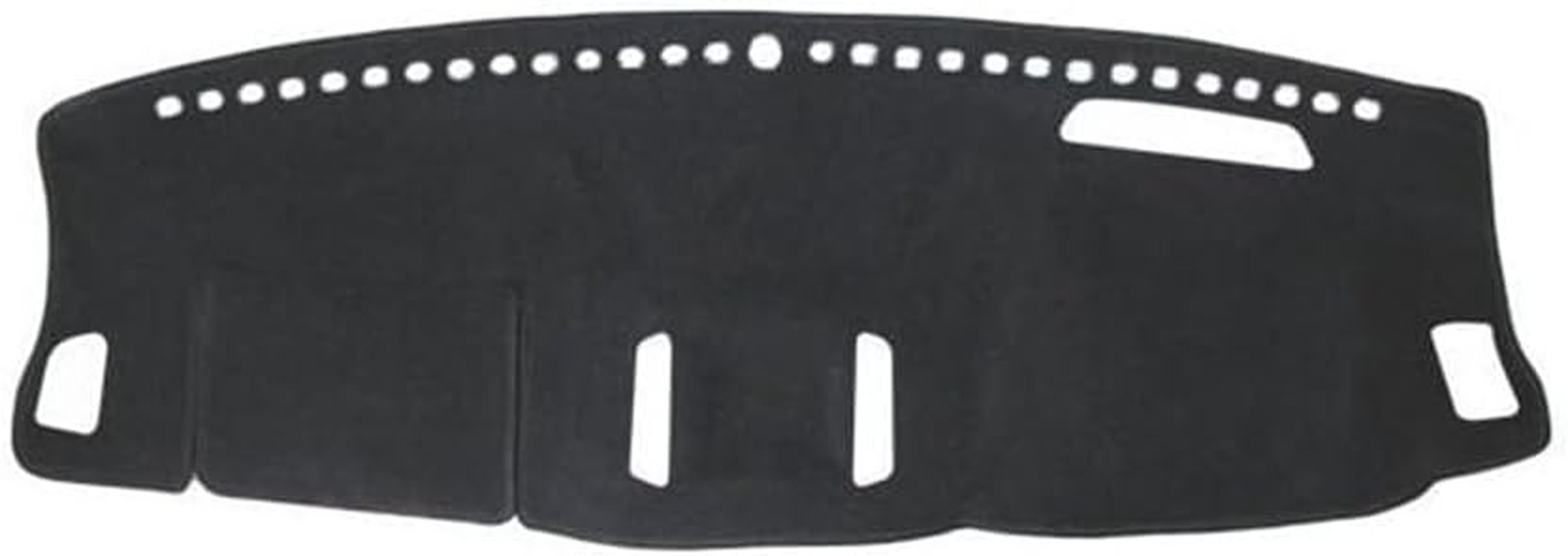 Sunland Dash Mat Black Suits Ford Ranger PXII/PXIII 09/2015-06/2022 All Models with Centre Coin Tray Recess and HUD Cut Out above Speedo -F75H01 2015 2016 2017 2018 2019 2020 2021 2022