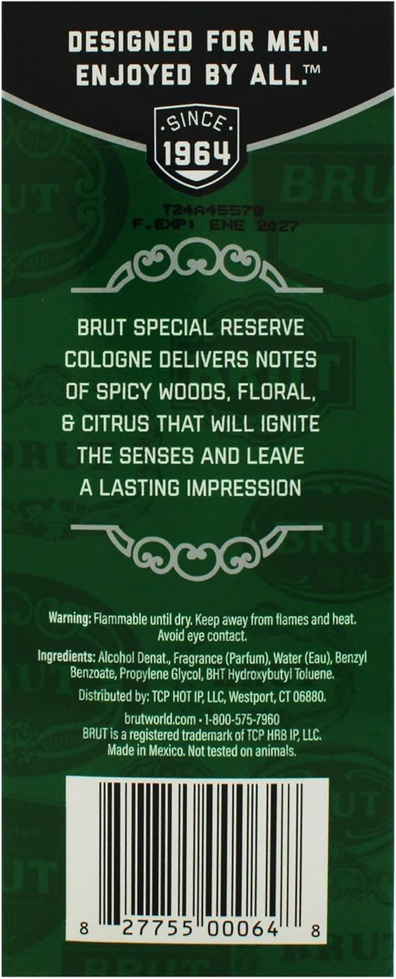 Special Reserve by Brut for Men - 3.4 Oz EDC Spray image number 2