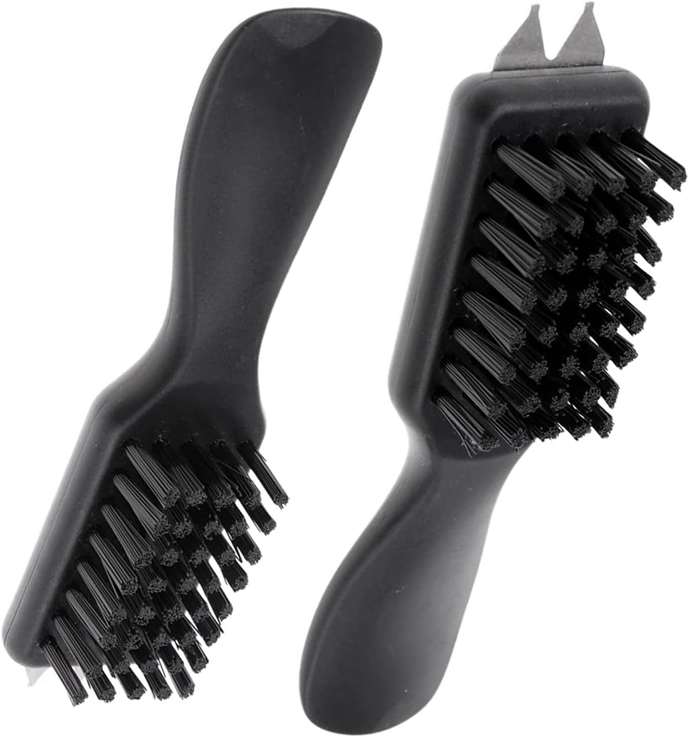 Yikko 2Pcs Durable Golf Shoes Brush Dirt Mud Remover, Nylon Cleaning Bristles with Shoehorn Handle and Spike Wrench image number 1