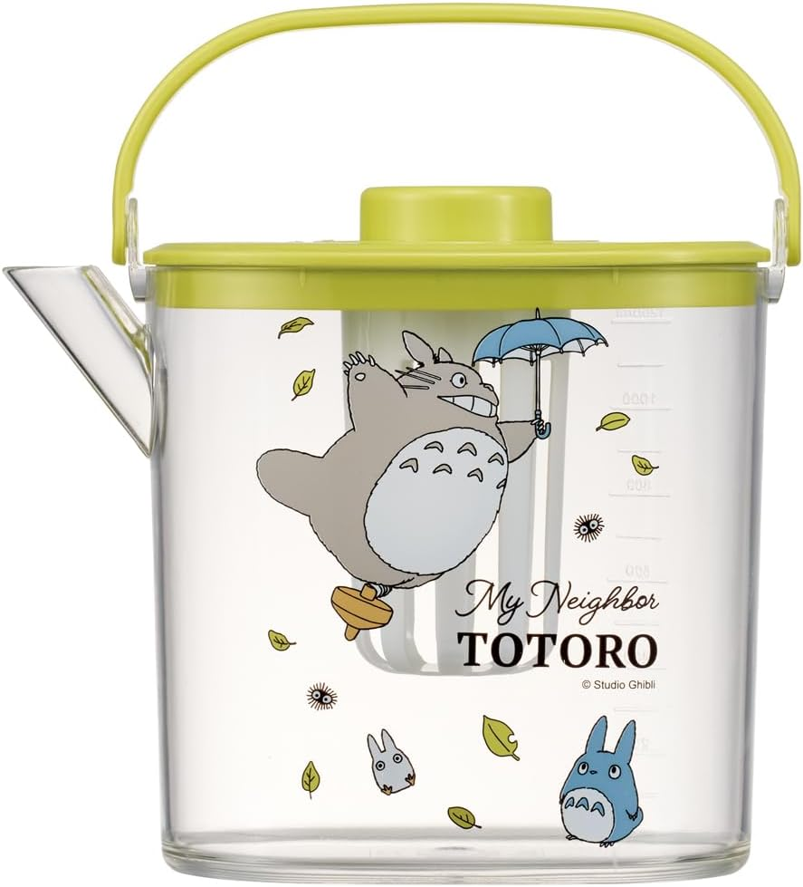 Skater CM10-A My Neighbor Totoro Studio Ghibli Cold Tea Pot with Tea Infuser, Cold Water Bottle, Heat Resistant, Hot Water OK