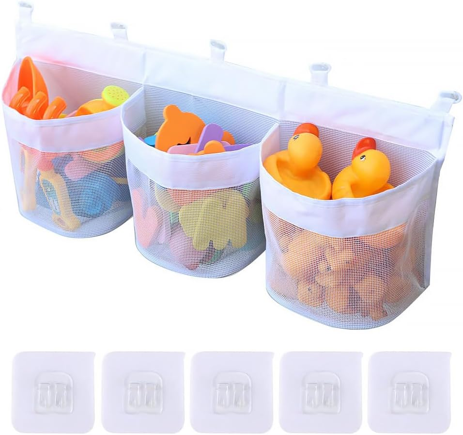 Toy Hammock,Extra Large Macrame Wall Hanging Soft Toy Storage Organizer for Nursery,Soft Corner Hanging Netting (Style A)