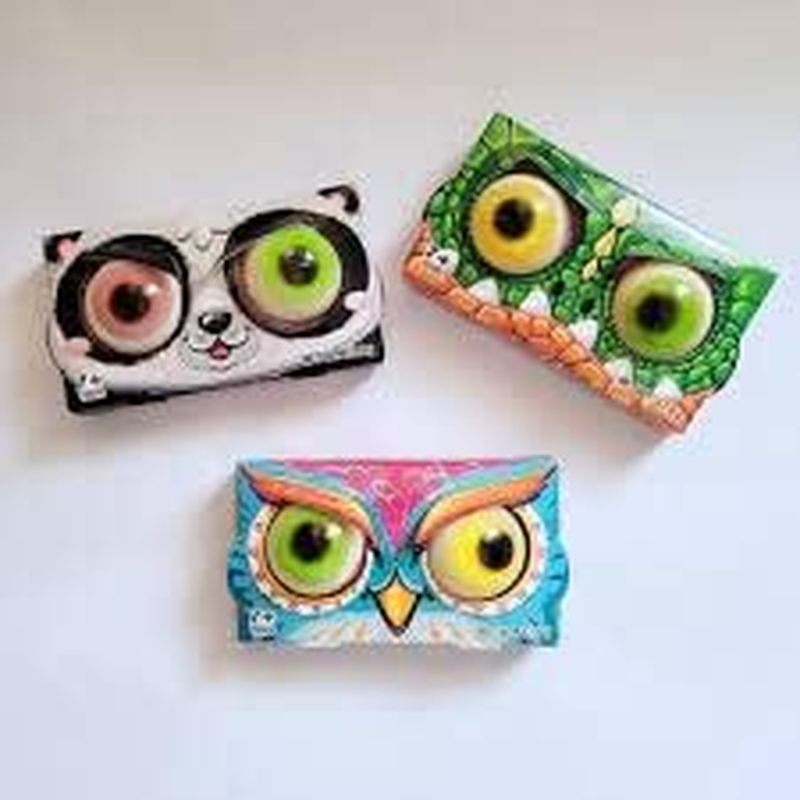 Hilary Trolli Pop Eye Funny Animals Soft Fruit Gummy Candy with Sour Center 37.6G X 7Pcs