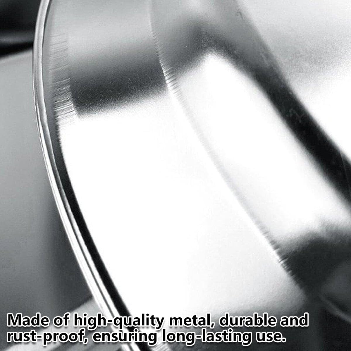 AIMALL 4Pcs Stainless Steel round Dinner Plate - 12.67In Divided 4-Compartment Plate, Durable Fast Food Tray with Mirror Polishing, Ideal for School, Cafeteria, or Home Use image number 4