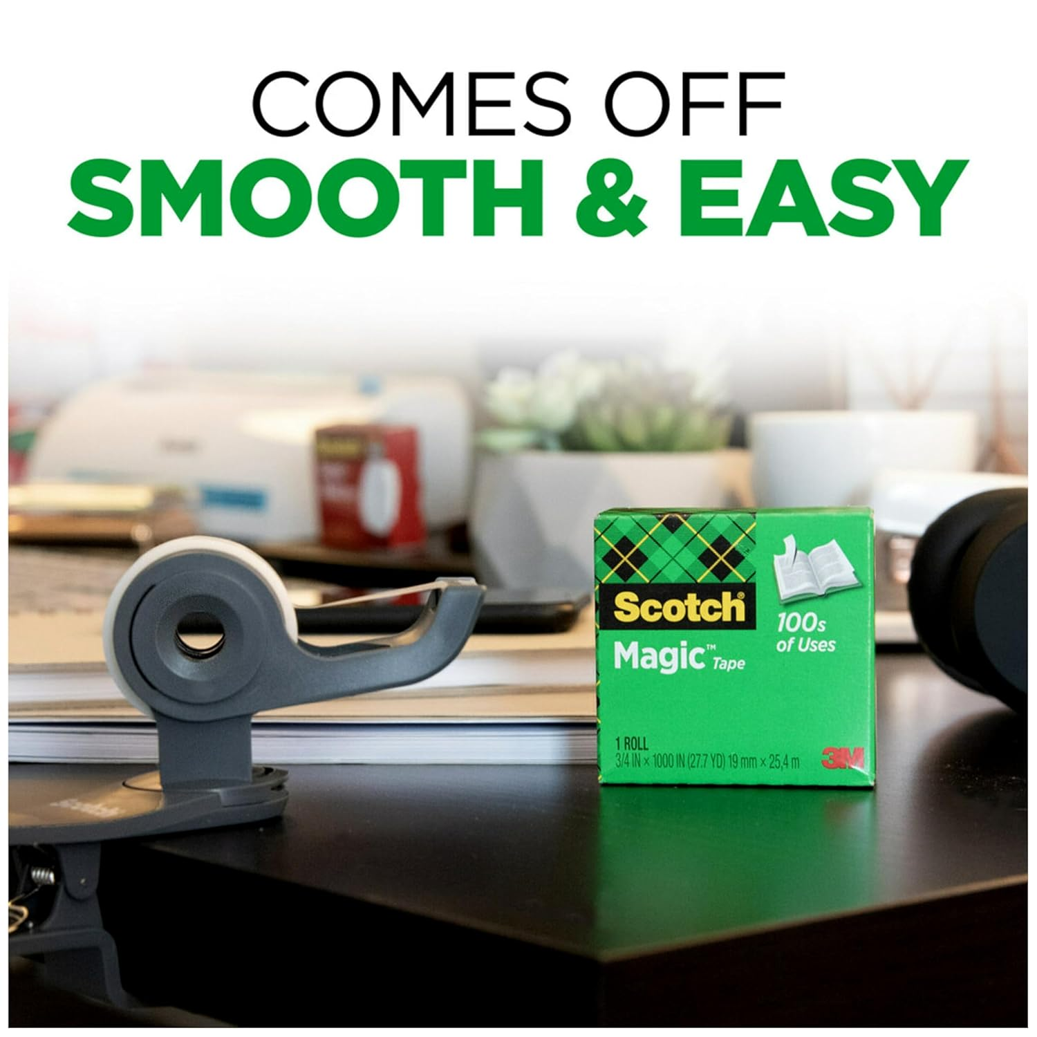 Scotch Magic Tape, 24 Rolls, Numerous Applications, Invisible, Engineered for Repairing, 3/4 X 1000 Inches, Boxed (810K24) image number 6