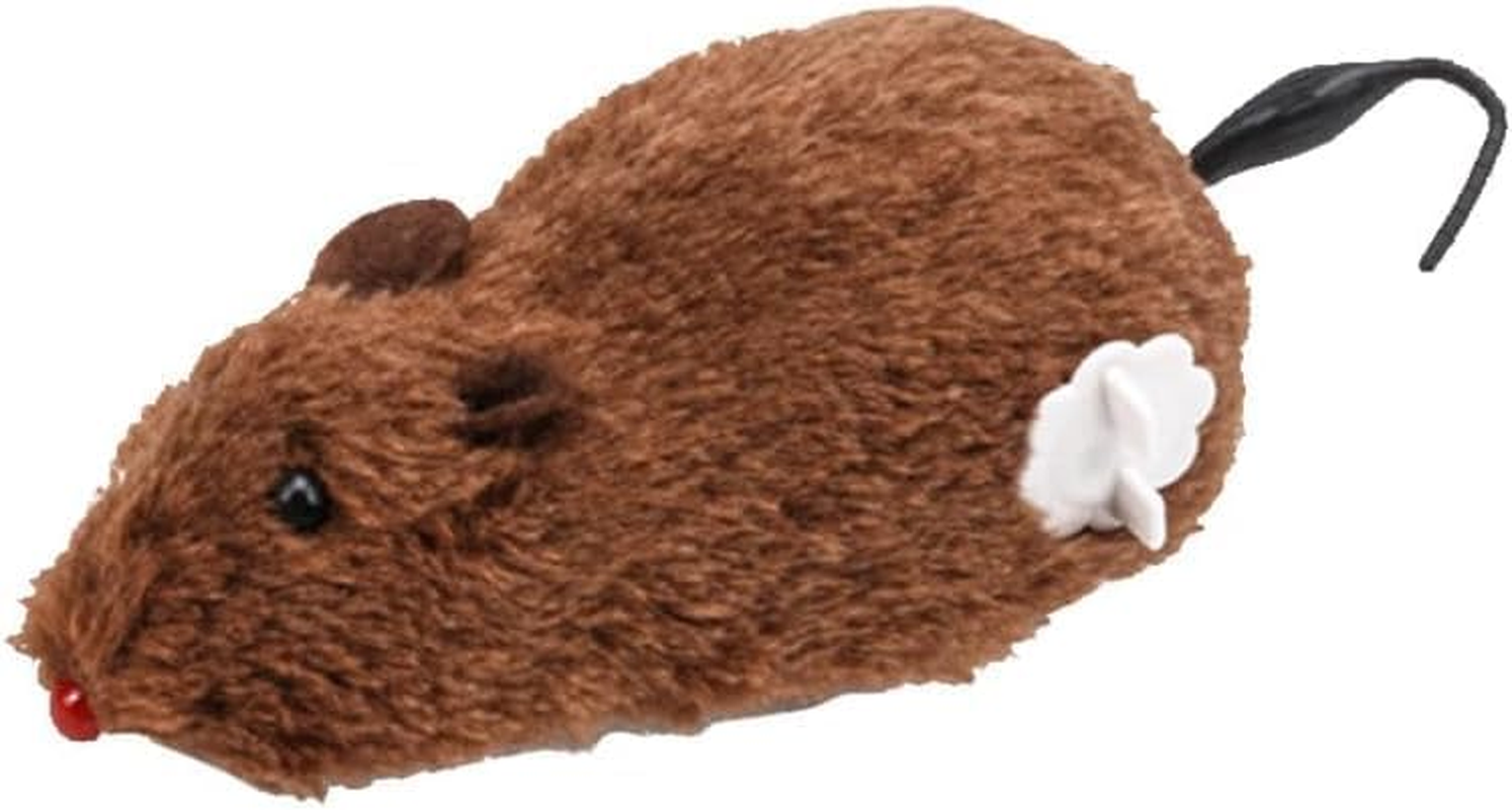 Pchnfei Furry Mice Cat Toy Wind up Toys Realistic Mouse Toys Funny Moving Toys, Cat Mice and Animals Toys Interactive Play Mouse Toy for Cat Kitten, Cat Mice Animals Toys image number 3