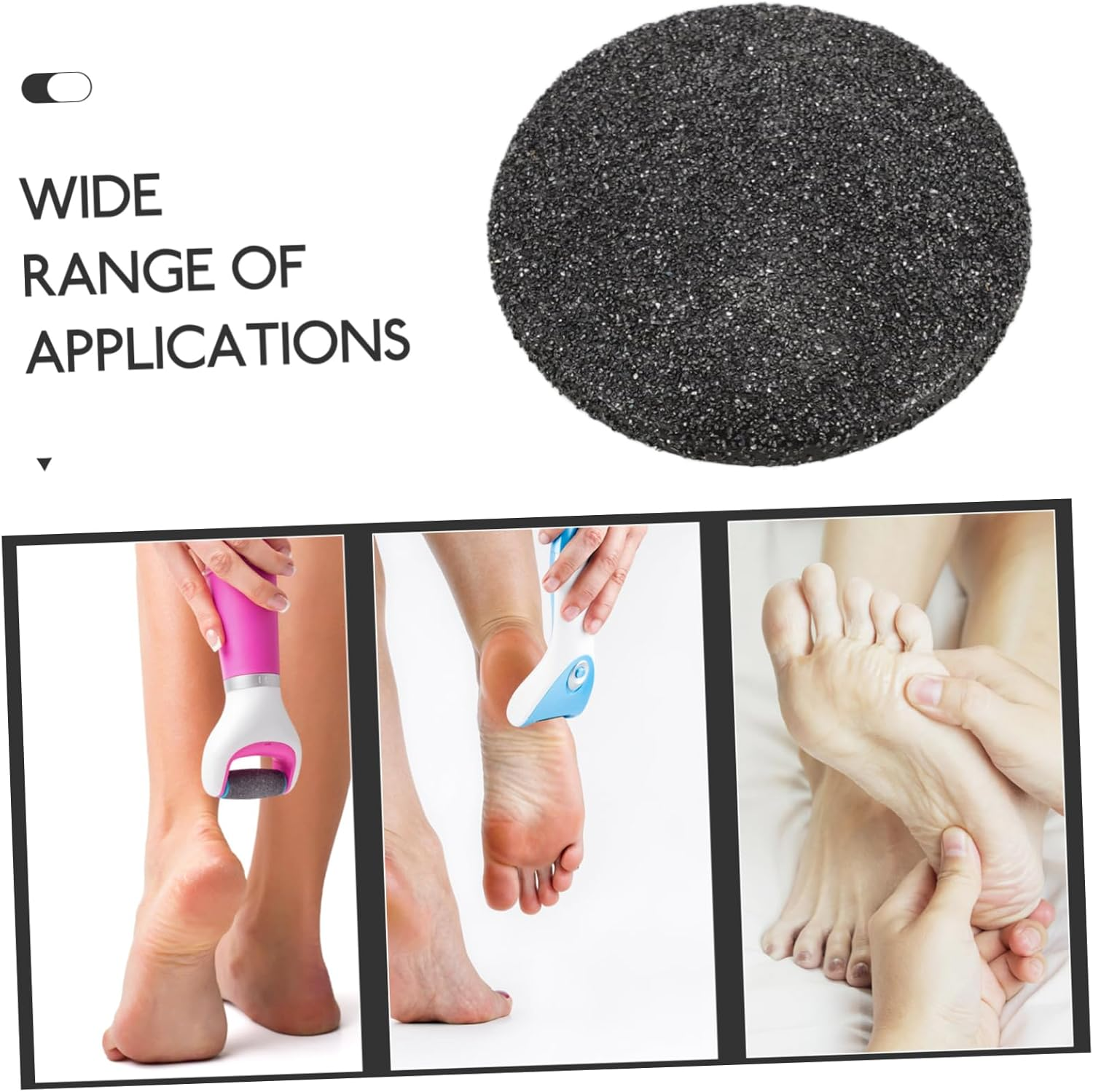 Minkissy 10Pcs Electric Foot File Pad Replacement for Foot Grinder Callus Remover image number 6