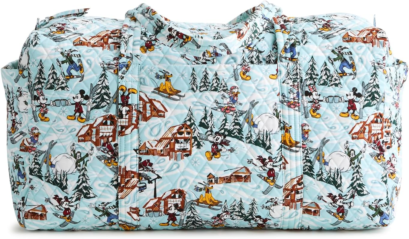 Vera Bradley Premium Cotton Disney Large Original Duffel Bag