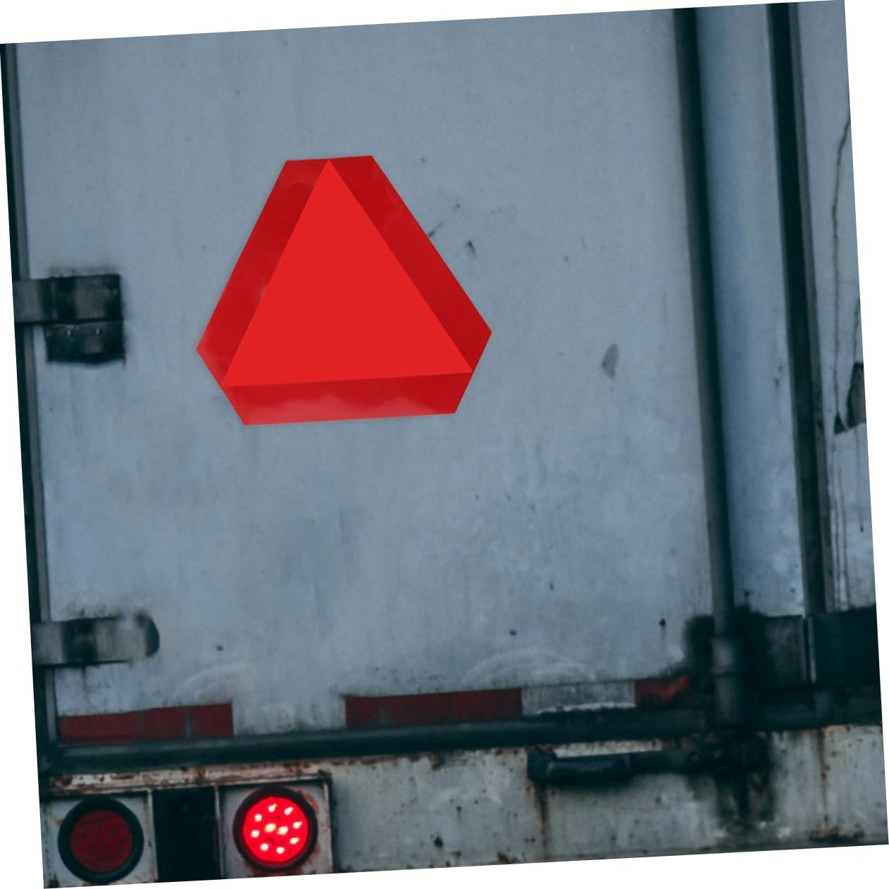 KICHOUSE 2Pcs Car Warning Triangle Reflective Tape for Slow Moving Vehicle Sign Safety