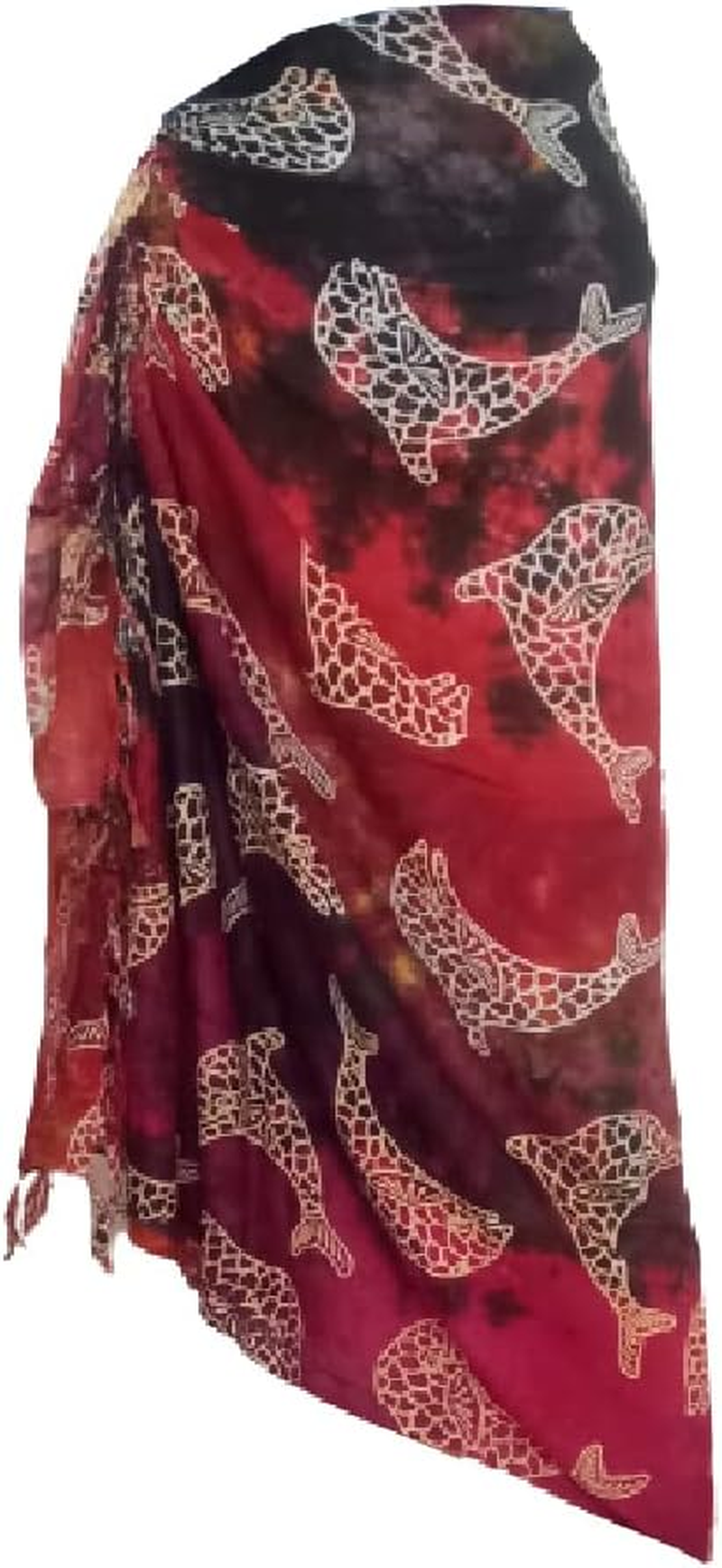 KVR Beach Long Batik Designer Swimsuit Wrap Cover up Women Girl Sarong Pareo image number 4