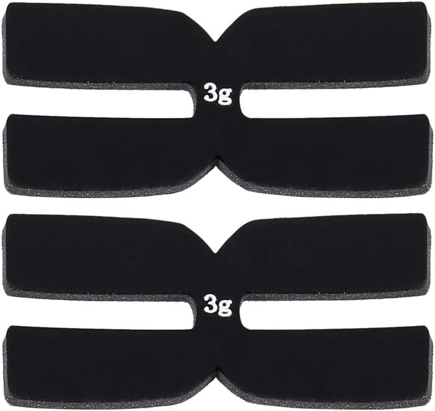 Yixuan 3G Tennis Racket Weight Balance Strips Silicone Tennis Racquet Tapes-Set of 6 image number 4
