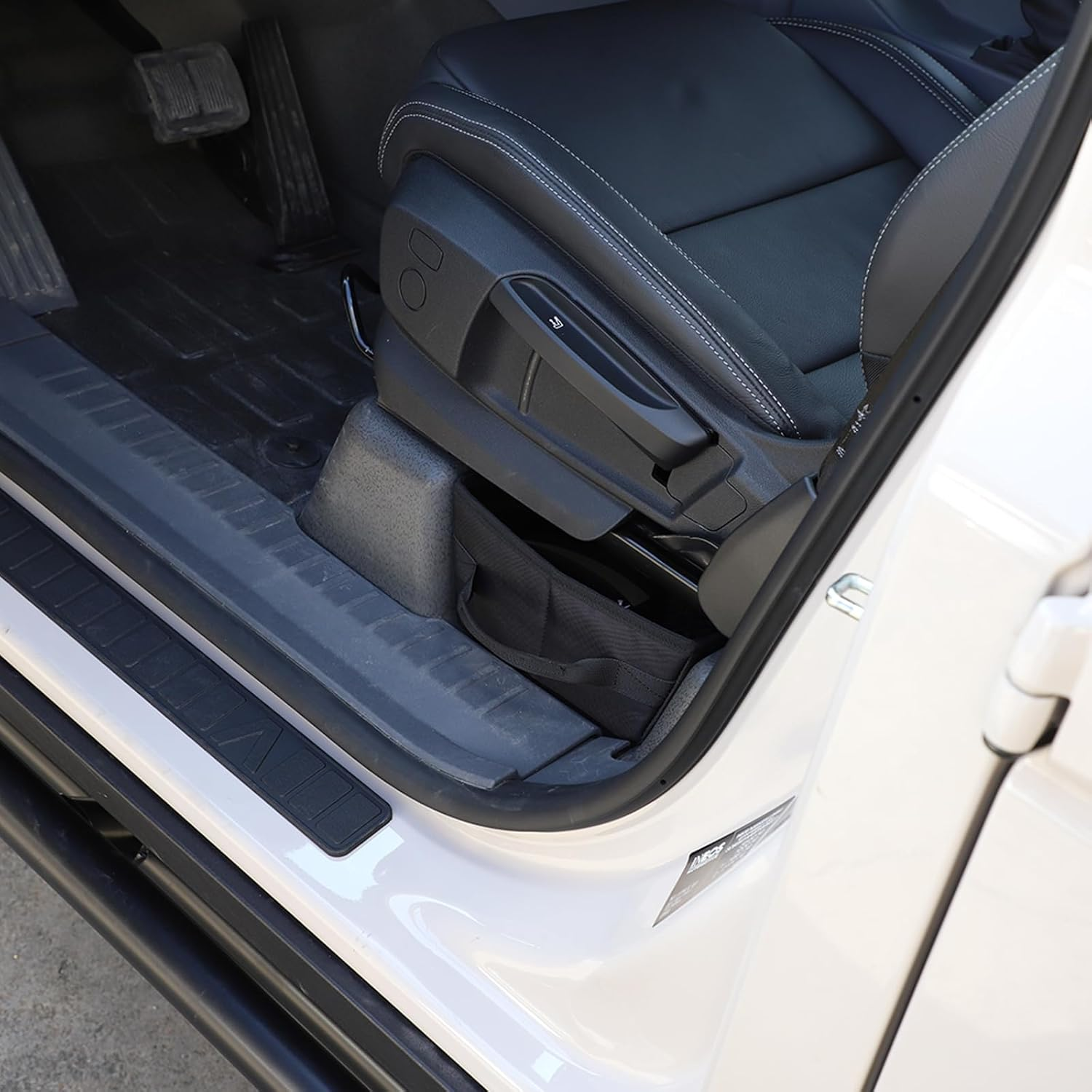 Yinaniutos Under-Seat Storage Organizer Compatible with INEOS Grenadier 2020-2025 Accessories | 600D Oxford Fabric Front Seat Hidden Storage Box (Black, 1Pcs) image number 1