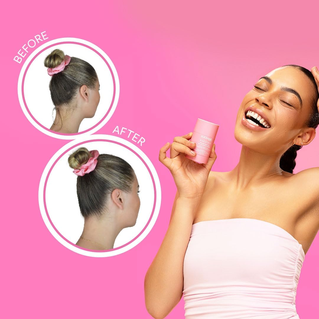 Slickhair Hair Wax Stick, Hair Stick for Flyaways, Slick Stick Hair Wax for Women and Children, Refreshes and Nourishes Hair, Non Sticky and Non Greasy - 50G