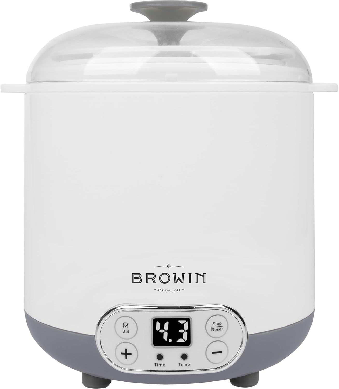 Browin 801013 Multifunctional Cheese and Yoghurt Device with 1.5 L Thermostat, White, Grey, Medium, Mittler image number 5