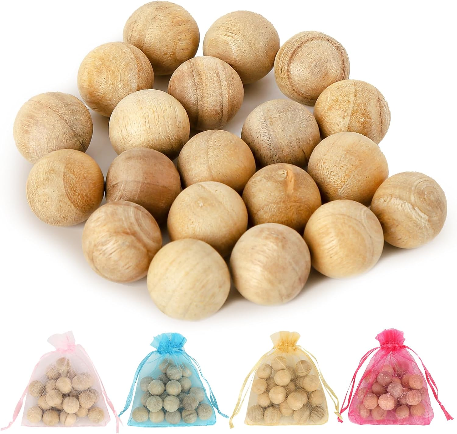 Moth Protection Storage Essentials-160 PCS Cinnamomum Camphora Root Bags for Closet Storage-Better Insect Repellent,Long Lasting Effect-Repels Clothes Moths & Other Pests (8 Bags) image number 3