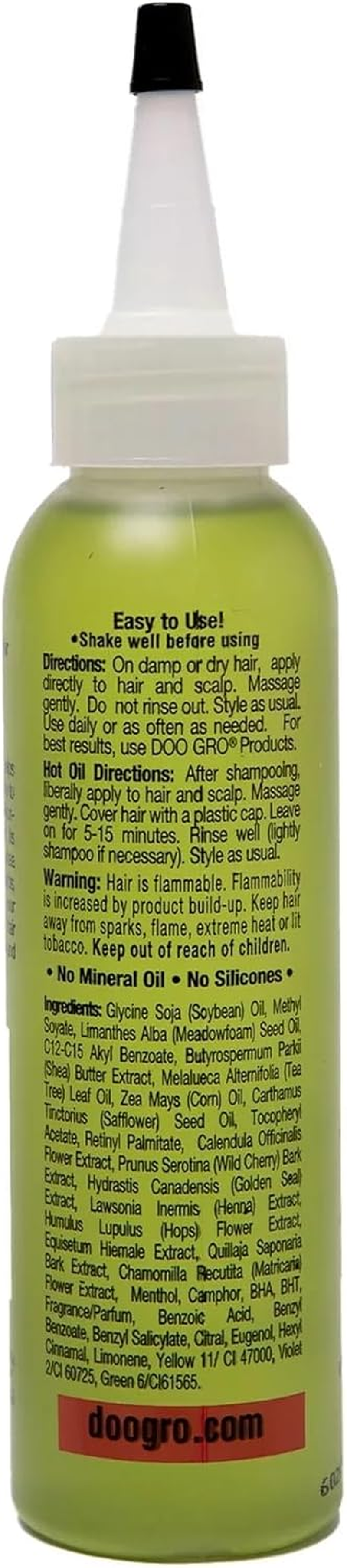 Doo Gro Stimulating Growth Oil, anti Itch Growth Oil and Mega Thick Growth Oil 4.5Fl.Oz image number 4