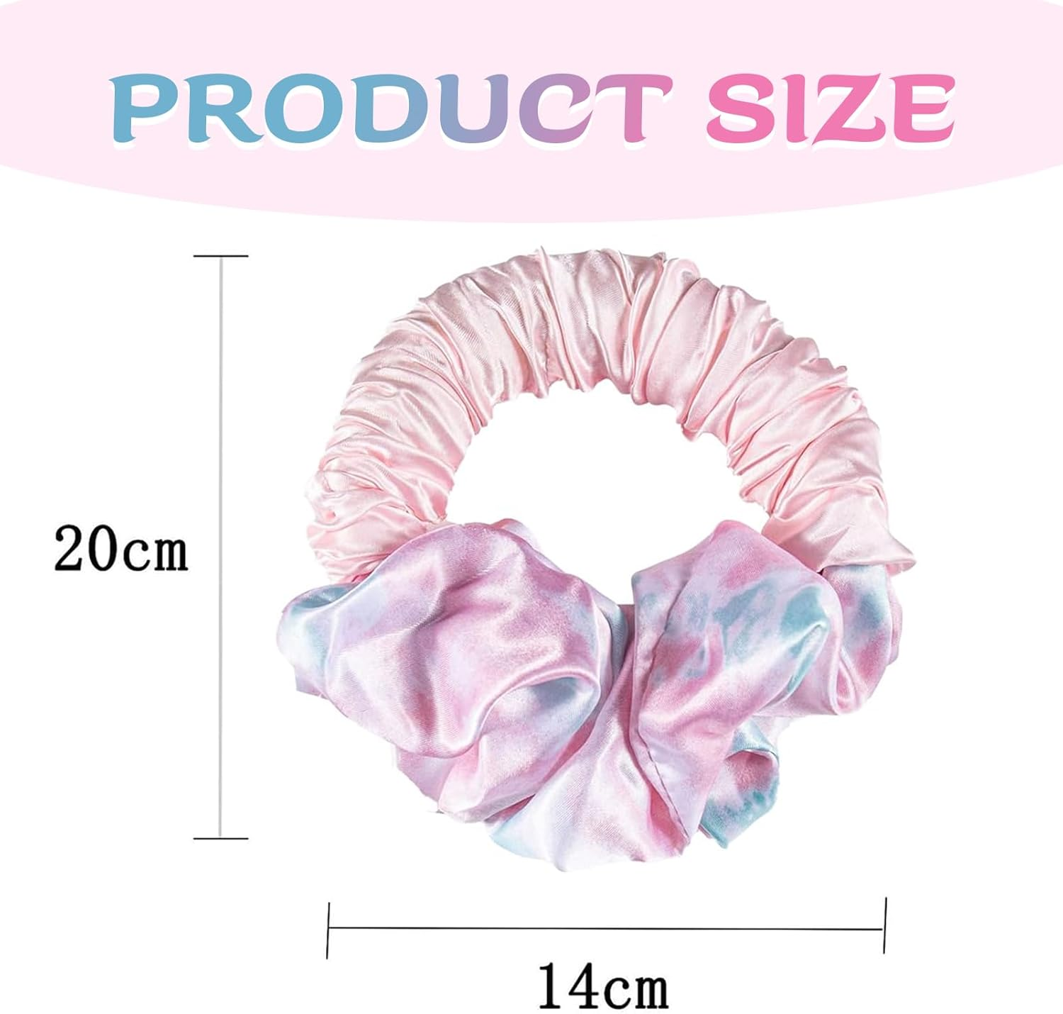 1 X Heatless Curls Heatless Curl Loop, Velvet Silk Overnight Roller, Curling Iron, Headband for Soft Sleeping Loops, Suitable for Long, Thick Hair of Women (Pink)