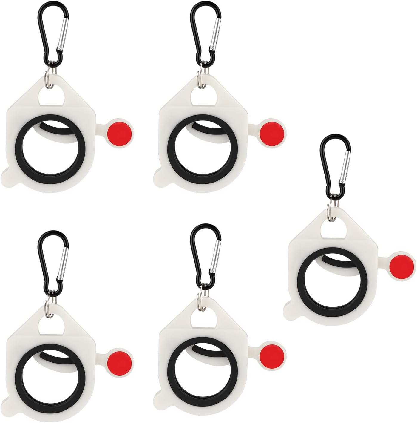 5Pcs Zip Tie Organizer, Premium Plastic Ziptie Holder Lightweight and Reusable Cable Tie Holder Tightener Keeper Bracket Tool for Easy Management and Storage image number 5