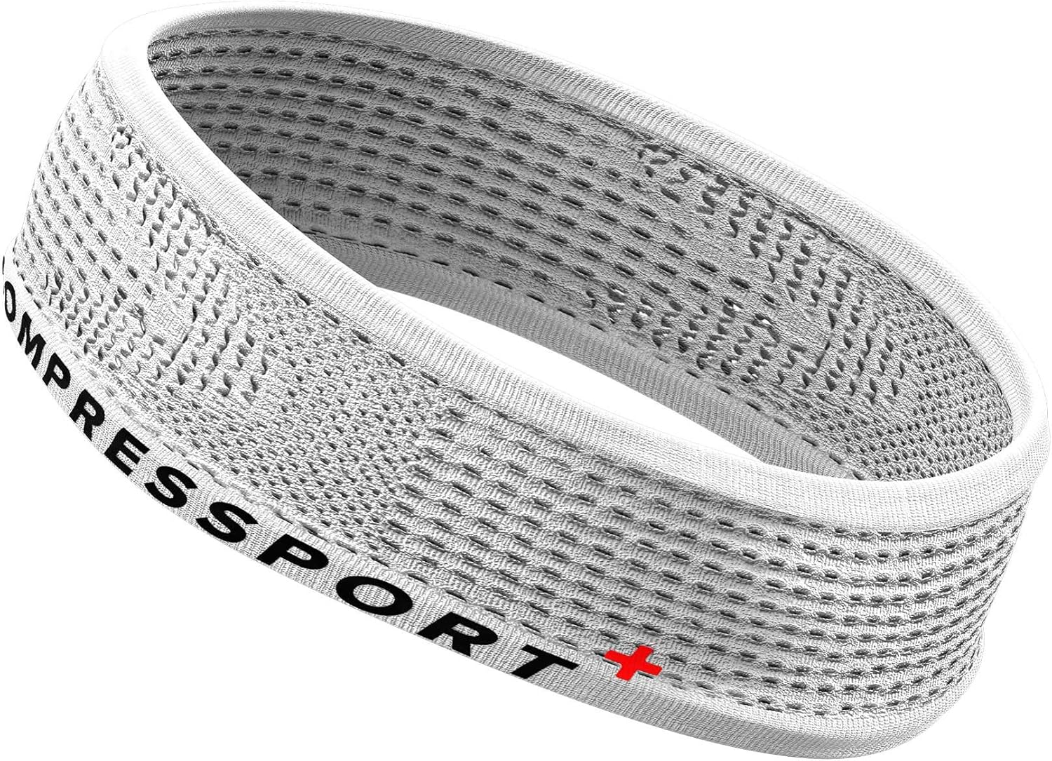 Compressport - Running Headband - Thin Headband On/Off - Thin Anti-Perspiration Headband - Very Soft Fibers Quick Drying Multisport - Red image number 2
