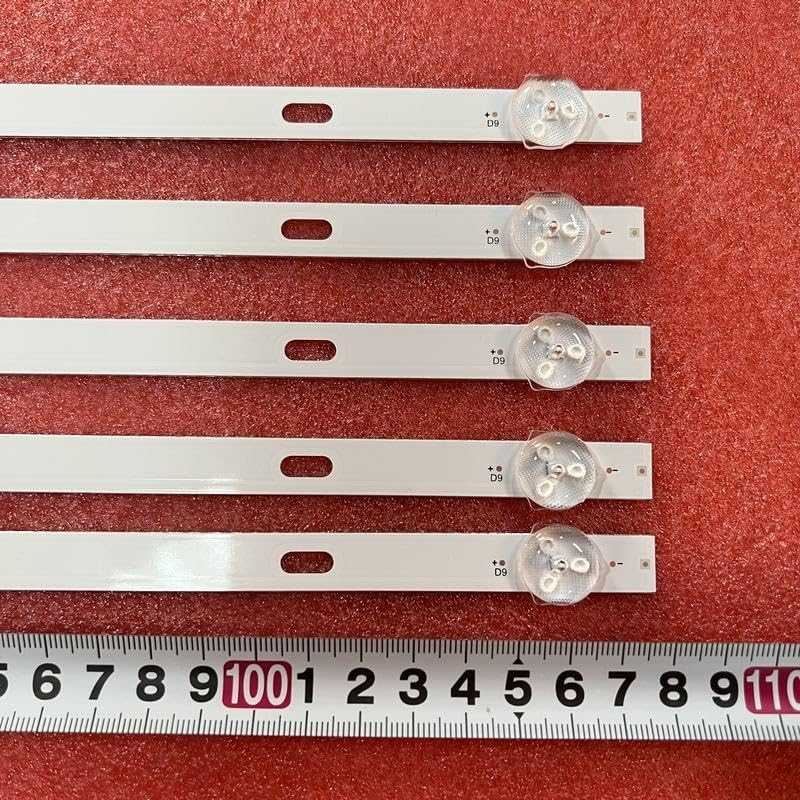 LED Backlight Strip 9LED for KJ55D09-ZC22AG-07E 303KJ550051 DJT55SH Djt55Sh ST-5530US 55LU1207 KJ55D09-ZC22AG-05/07/01/01E (Color : 5Set for 5 TV) image number 5