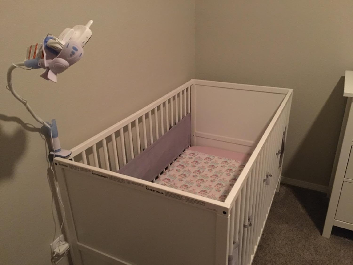 Baby Monitor Holder,Universal Baby Camera Stand for Cots,No Drilling Required,Flexible Baby Camera Mount image number 4