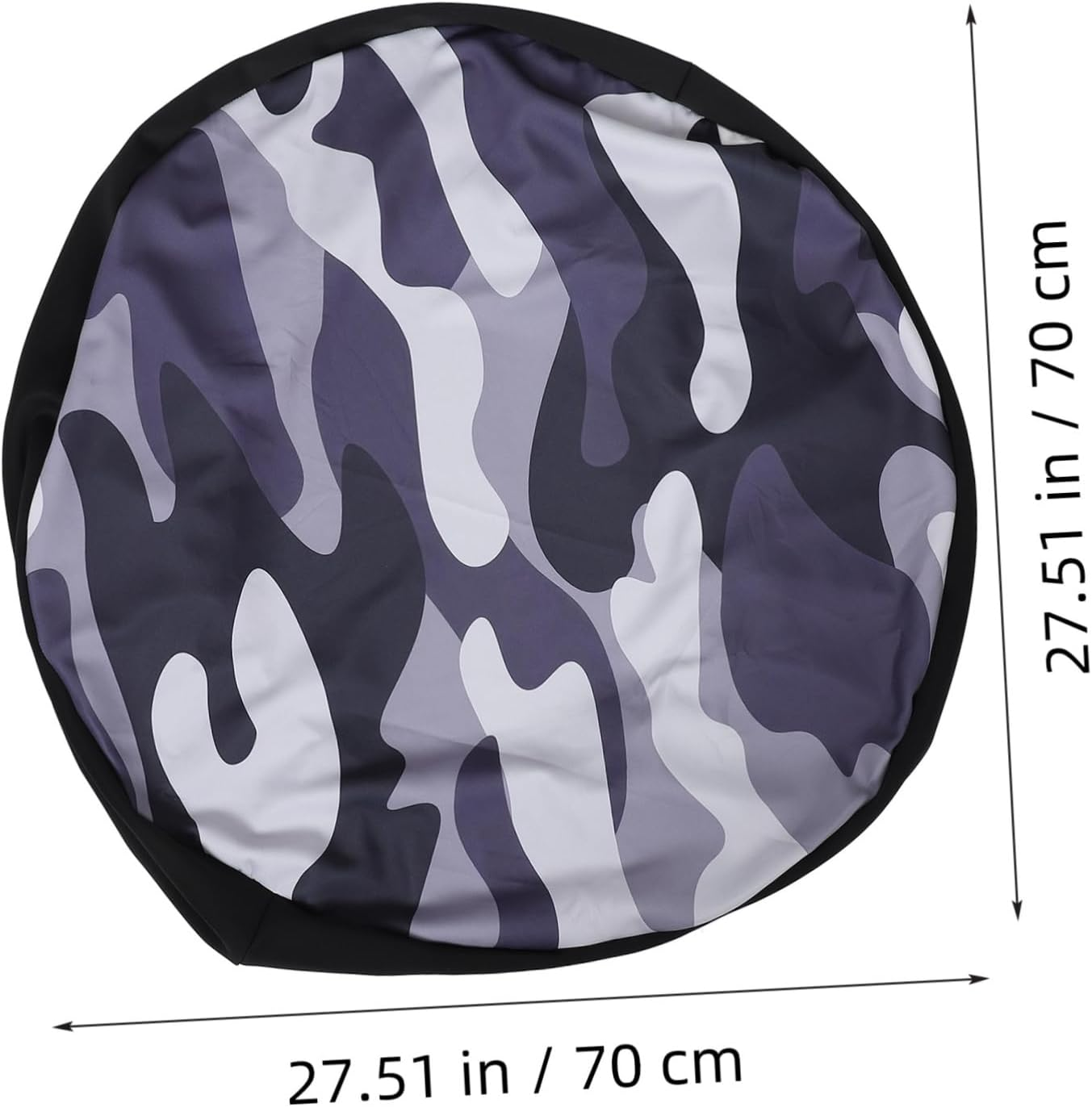Generic Car Case 70Cm Camouflage Spare Tire Cover Rv Wheel Covers Waterproof Weatherproof Sturdy Material image number 1