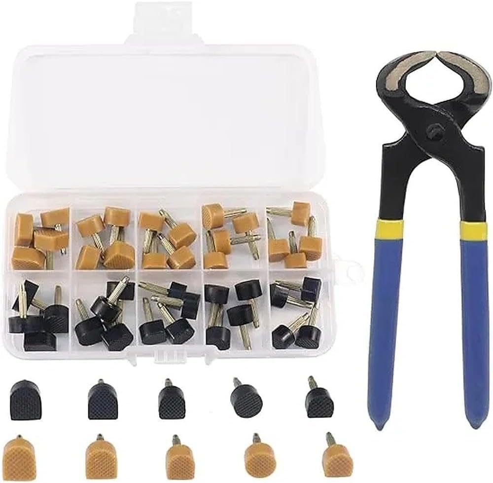 Shoe Heel Repair Kit for Women, 20 Pairs Heel Replacement Tips Caps for High Heel Shoes with Stiletto Removing Pliers, Anti-Slip & Durable image number 3