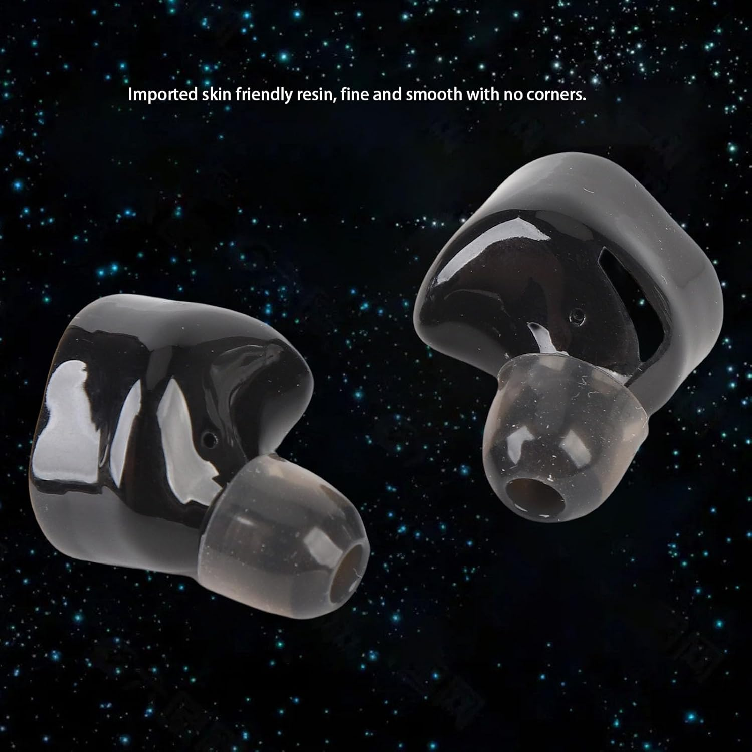 YUEHISY Stereo Wired IEM Earphones, Hybrid Driver Hifi Earbuds with Resin Body and OFC Cable, Hifi Stereo Sound, Comfort Fit, Immersive Bass image number 2