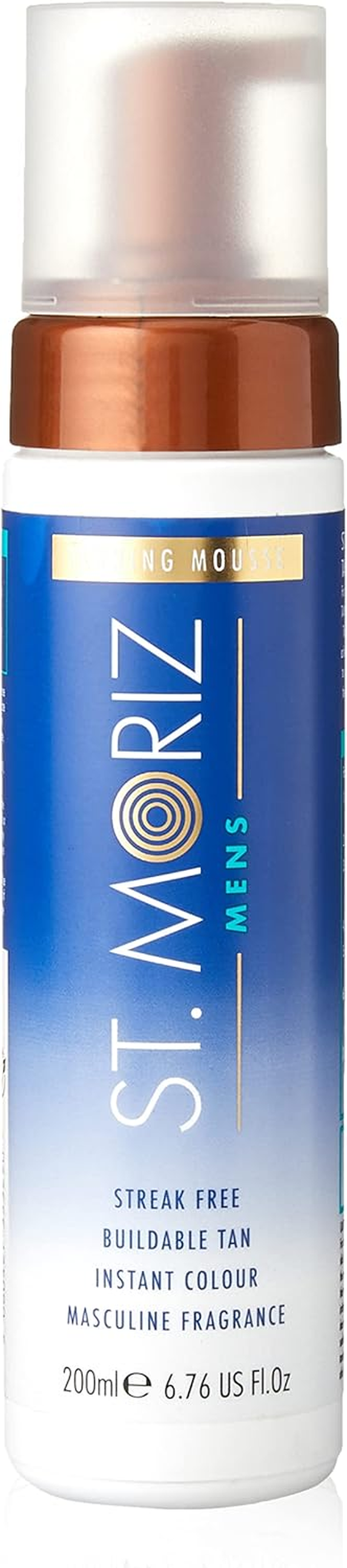 St. Moriz Mens Streak Free Self Fake Tan Tanning Mousse 200 Ml image number 3