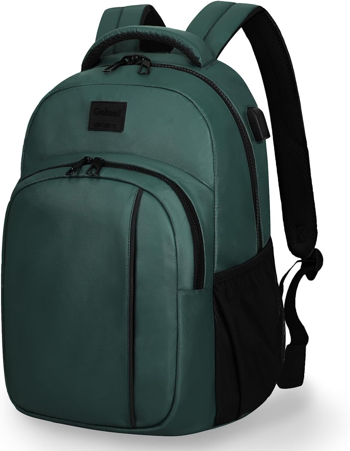 15.6 Travel Laptop Backpack with USB Charging Port, Men Man Women Back Pack,Work,Casual College,High Schol Book Bag for Teens Lightweight Waterproof Casual Notebook Bag