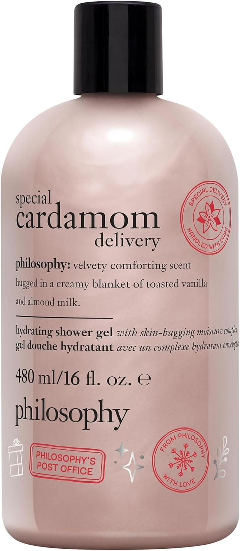 Philosophy White Cherry Hydrating Shower Gel, Bubble Bath, & Shampoo, 480Ml image number 4