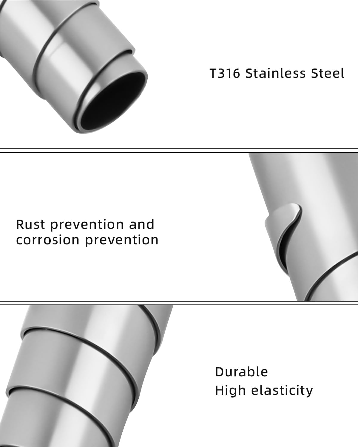 Replacement Spring Set of 4 for Secateurs, Replacement Spring for Secateurs, 6 Cm Volute Pruner Springs, General Type Replacement Springs, Vine Shear Springs, Stainless Steel, Replacement image number 6
