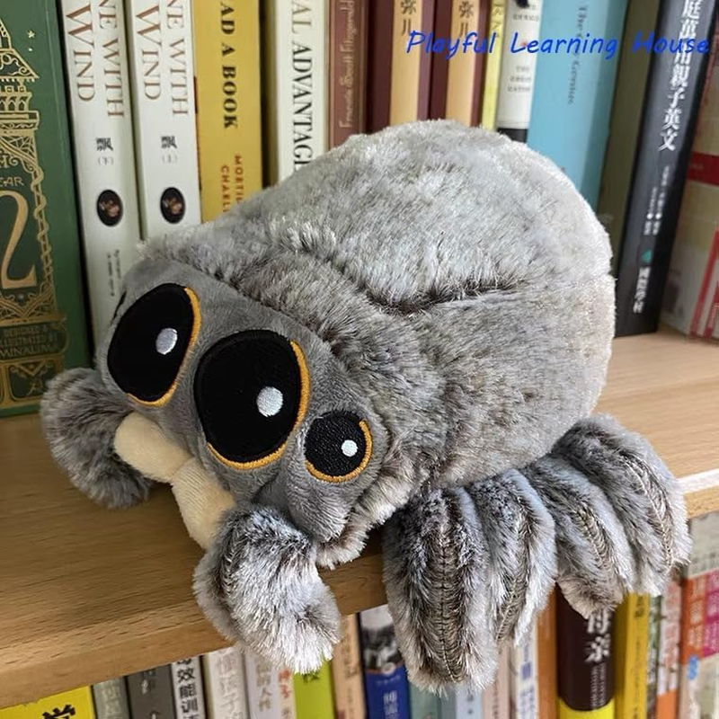 A New Soft and Cute Spider Plush Toy for Young Boys and Girls as A, Room Decoration image number 4